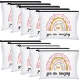 thumbnail image 1 of Bolsas de maquillaje Chunful Inspirational Canvas, 10 unidades, para mujer, 1 of 7