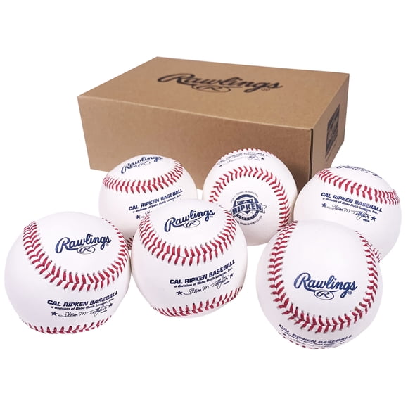 Pelotas de béisbol Rawlings CAL RIPKEN LEAGUE RCAL1 Youth/14U, 6 unidades