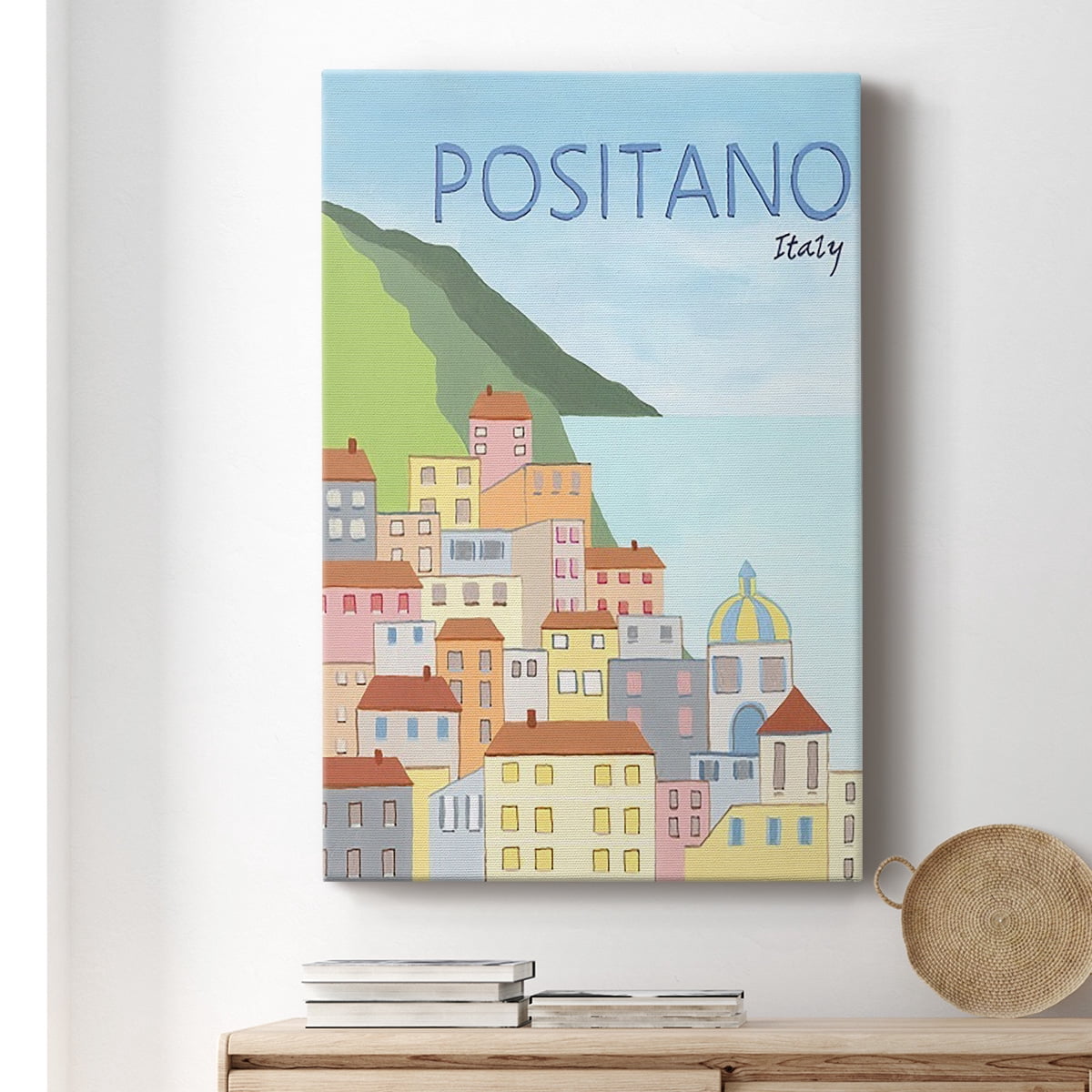 Living by the Sea I Premium Gallery Wrapped Canvas - Ready to Hang
