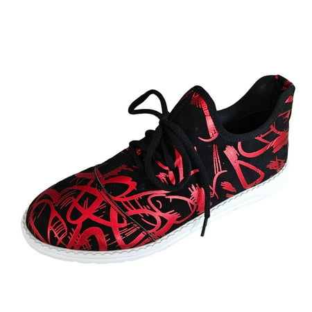 QYZEU Fancy Sandals for Women Dressy Womens Sandals Ladies Fashion Colorful Suede Lace Up Shallow Mouth Comfortable Flat Bottom Casual Shoes Womens Dress Shoes Red 41