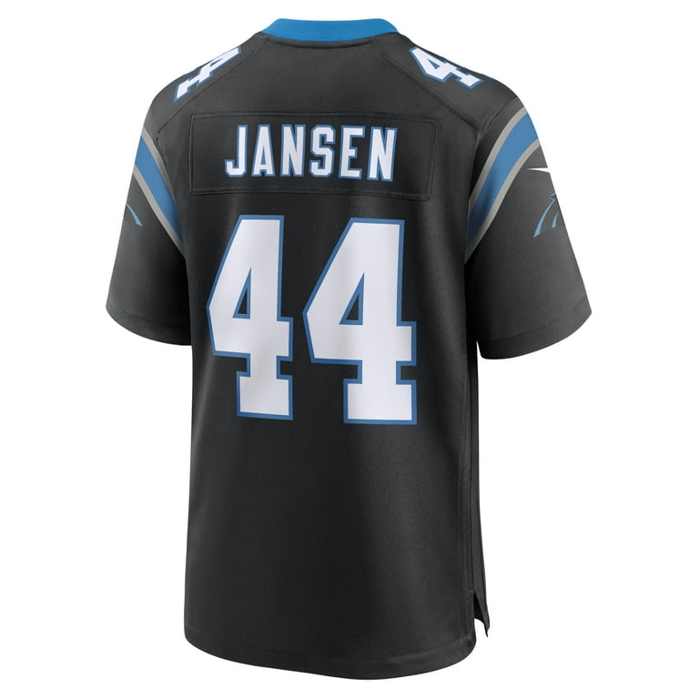 Men's Nike Jansen Black Carolina Panthers Team Game Jersey