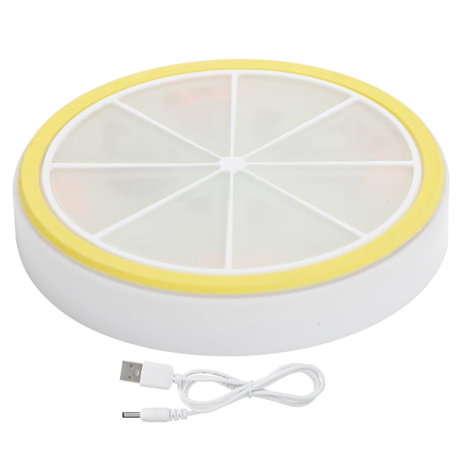Posavasos con luz LED antideslizante, Interruptor táctil, barra de carga USB, tapete para cóctel KTV, cojín redondo ultrafino