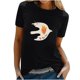 thumbnail image 1 of Camisetas sueltas de manga corta con estampado interesante para hombres y mujeres Fridja  bn3068, 1 of 4
