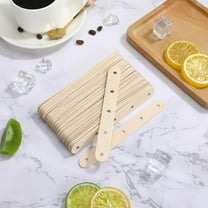 ibasenice 100pcs Tongue Depressors For Crafts For Commercial Use Durable Wood Beige