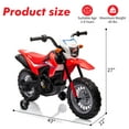 thumbnail image 3 of Roromall Kids Ride on Motorcycle, 6V Electric Motorbike w/Training Wheels, Headlight, 4 Wheel Ride on Toys for Boys Girls Gift, 3 of 8