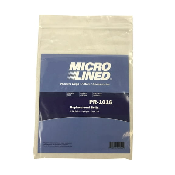 Replacement Part For Panasonic Style UB Vacuum Cleaner Microlined Belt 2PK # PR-1016