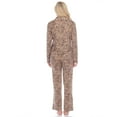 thumbnail image 4 of White Mark Women's Long Sleeve Pajama Set, 4 of 4