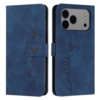 Wallet Case for iPhone 17 Pro Max with Card Holder and Wrist Strap, GSFY PU Leather Magnetic Flip Folio Stand Cover for iPhone 17 Pro Max 6.9 inch, Navy