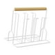 thumbnail image 1 of Soporte para 6 tazas o tazones con ganchos protectores Soporte para exhibición de tazas Secado de tazas Blanco, 1 of 2