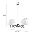 thumbnail image 4 of Sunlit Squiggle 4-Arm Pendant Light by Modway, 4 of 10