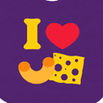 thumbnail image 4 of Inktastic I Heart Mac and Cheese Boys or Girls Baby Bib, 4 of 4