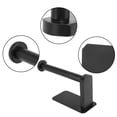 thumbnail image 5 of Toilet Paper Holder Self Adhesive Kitchen Washroom Adhesive Holder No Drilling for Bathroom Stick on Wall Stainless Steel Brushed - Black, 5 of 8