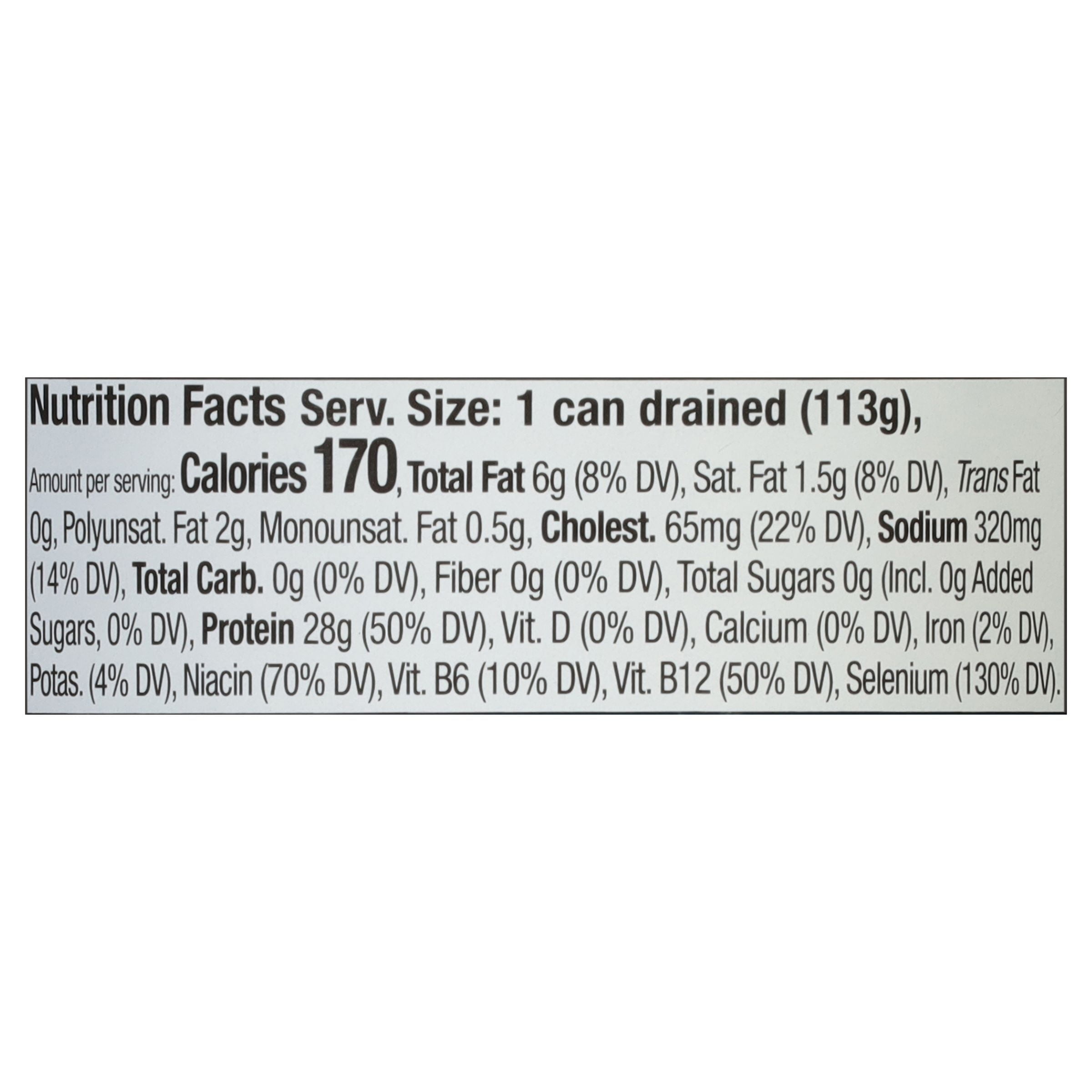(24 pack) Bumble Bee Solid White Albacore Tuna in Oil, Wild Caught, Gluten Free, 28g Protein per Serving, Ready to Eat, Shelf Stable Can, 5 oz