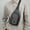 Dark Gray, variant on Men's Chest Bag, Xinsrenus Large Capacity Waterproof Chest Bag, Multi-Compartment Crossbody Sling Bag Adjustable Shoulder Strap Travel Business Bag, Black