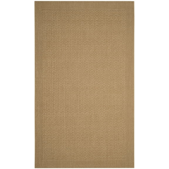 SAFAVIEH Palm Beach Jannine Geometric Area Rug, Maize, 4' x 6'