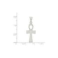 thumbnail image 2 of Gem & Harmony Sterling Silver Ankh Cross Pendant Necklace with Chain for Women, 2 of 5