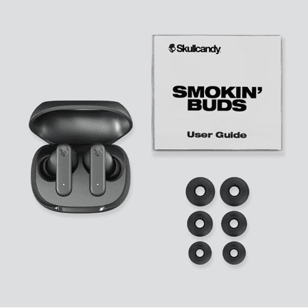 Skullcandy Smokin' Buds XT True Wireless in-Ear Earbuds, Black