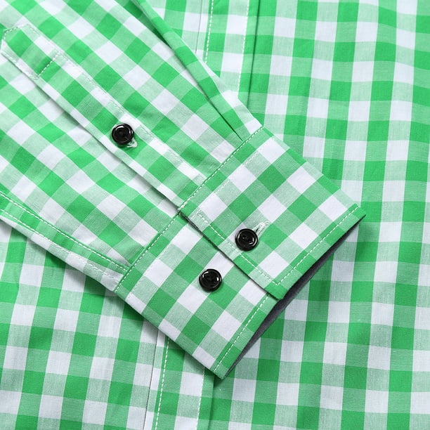 White and green dress shirt 2025