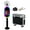 Black-Photo Booth Machine+Camera+Printer, variant on Photo Booth Selfie Machine Compatible iPad Photobooth for (10.2-13inch) RGB Light and Flashlight Floor Stand with Flight Case for Wedding Event Birthday