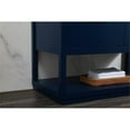 thumbnail image 5 of 42 inch single bathroom vanity in blue with backsplash, 5 of 8
