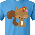 thumbnail image 4 of Inktastic Cute Squirrel, Squirrel With Flowers, Fluffy Tail T-Shirt, 4 of 5