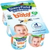 Stonyfield Organic YoBaby Whole Milk Baby Yogurt Cups, Vanilla, 6 Ct