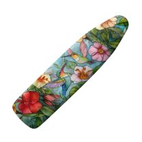HELLHERO Extra Thick Ironing Board Cover, Hummingbird Floral 15x54 Ironing Board Cover, Resist Scorching and Staining,Elastic Edges