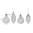 thumbnail image 2 of Glass Glitter Ornament Light Blue - Set of 12, 2 of 3