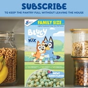 Bluey by Kix Cereal, Berry Flavor, Crispy Corn Puffs, Whole Grain, Family Size, 18 oz