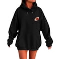 thumbnail image 6 of Kaondbfi Womens Football Embroidered Hoodie Casual Hooded Sweatshirt Long Sleeve Pullover Tops for Football Fans Fall Essentials Clothes, 6 of 7