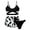 Black, variant on Girls Two Piece Swimsuit Set Floral Print Stylish Swimwear for Summer,Girls Swimsuit,12-13 Years