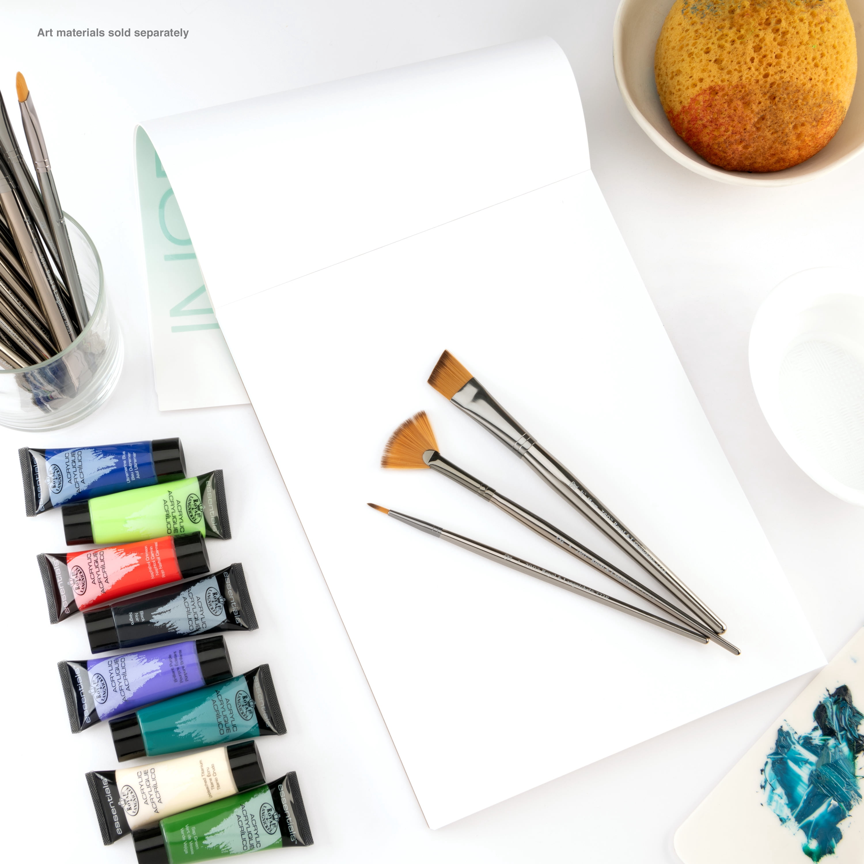 Bee Paper - Bee Inspired 9"x12" Mixed Media Paper Pad, 60 Sheets,  Top Tape, 120lb. 200GSM