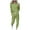 Green, variant on GILIGEGE Women's Two Piece Outfit Long Sleeve Crewneck Pullover Tops And Long Pants Tracksuit Sweatsuits With Sweatpants Green L