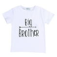 thumbnail image 4 of Barboteuse pour Petit Frère Garçon, Justaucorps, T-shirt Grand Frère, Hauts, Tenue Assortie, 4 of 5