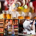 thumbnail image 4 of Vertido perfecto sin esfuerzo: vertedores de licor de acero inoxidable con diseño de pico cónico y tapones de silicona antifugas, que ofrecen un vertido controlado para todas sus botellas de licor, 4 of 6