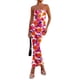 thumbnail image 1 of Vestido largo PRETTYGARDEN para mujer, verano 2025, floral, blanco, 1 of 9