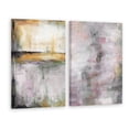 thumbnail image 2 of Pink and Yellow Smokes Diptych, 2 of 7