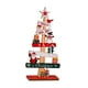 thumbnail image 3 of Adorno de escritorio de árbol de Navidad de madera, placa de letrero navideño artesanal de arte estético, Estilo B, 3 of 9