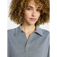 thumbnail image 4 of Athletic Works Women's Bi-Color Top with Long Sleeves, Sizes XS-XXXL, 4 of 5