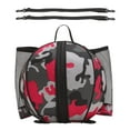 thumbnail image 4 of pitrice Basketball Bag Backpack Waterproof Mesh Pockets for Football Volleyball red, 4 of 9