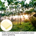 thumbnail image 6 of Uxcell Fruit Protection Bags 6x4" Nylon Fruit Netting Cover Bags with Drawstring for Garden Fruits Yellow 100Pack, 6 of 6