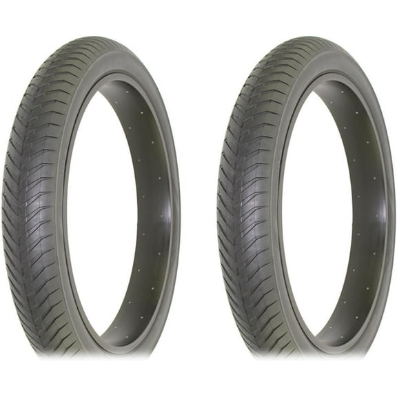 Two bikeTire 26 x 4.00 Black/Black Side Wall R-5702.