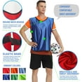 thumbnail image 4 of Paquete de 6 chalecos Pinnies Scrimmage Jersey para fútbol baloncesto Hockey adulto, 4 of 7