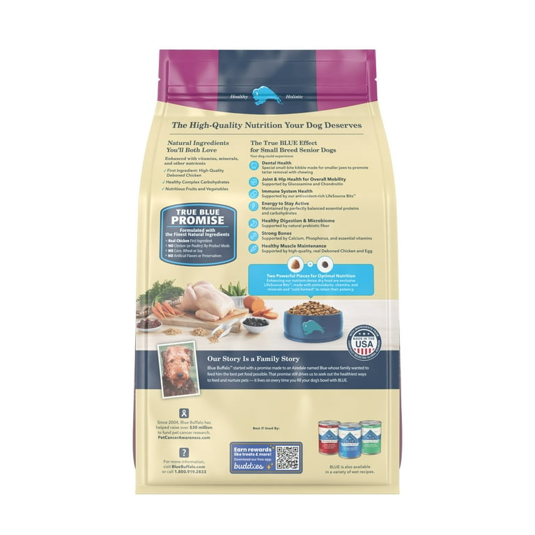 Blue buffalo dog food small store breed senior