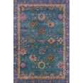 thumbnail image 2 of Addison Rugs Mayfield Premium Machine Washable Traditional Global Teal Rectangle Rug, 9' X 12' Machine Washable Traditional Global Teal Oversized Sherpa Throw Blanket, 2 of 6