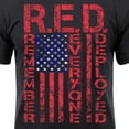 thumbnail image 4 of Rothco Athletic Fit R.E.D. (Remember Everyone Deployed) T-Shirt, Black, L, 4 of 6