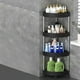 thumbnail image 5 of Organizador de Almacenamiento de Baño Organizador de Estante de Almacenamiento de Esquina de Baño con Rodillos Desmontables de 4 Capas Y Agujeros de Drenaje Organizador de Estante de Baño, 5 of 6