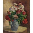 thumbnail image 3 of Maximilien Luce 12x14 Black Modern Framed Museum Art Print Titled - Girofle Vase, 3 of 5
