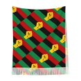 thumbnail image 5 of Black Power African Flag Pashmina Feel Shawls Wraps Rave Scarf for Women Men Soft Silky Scarves Hijab, 5 of 7