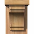 thumbnail image 2 of 5 1/2"W x 8"D x 8"H Pescadero Smooth Corbel w/Backplate, Western Red Cedar, 2 of 9
